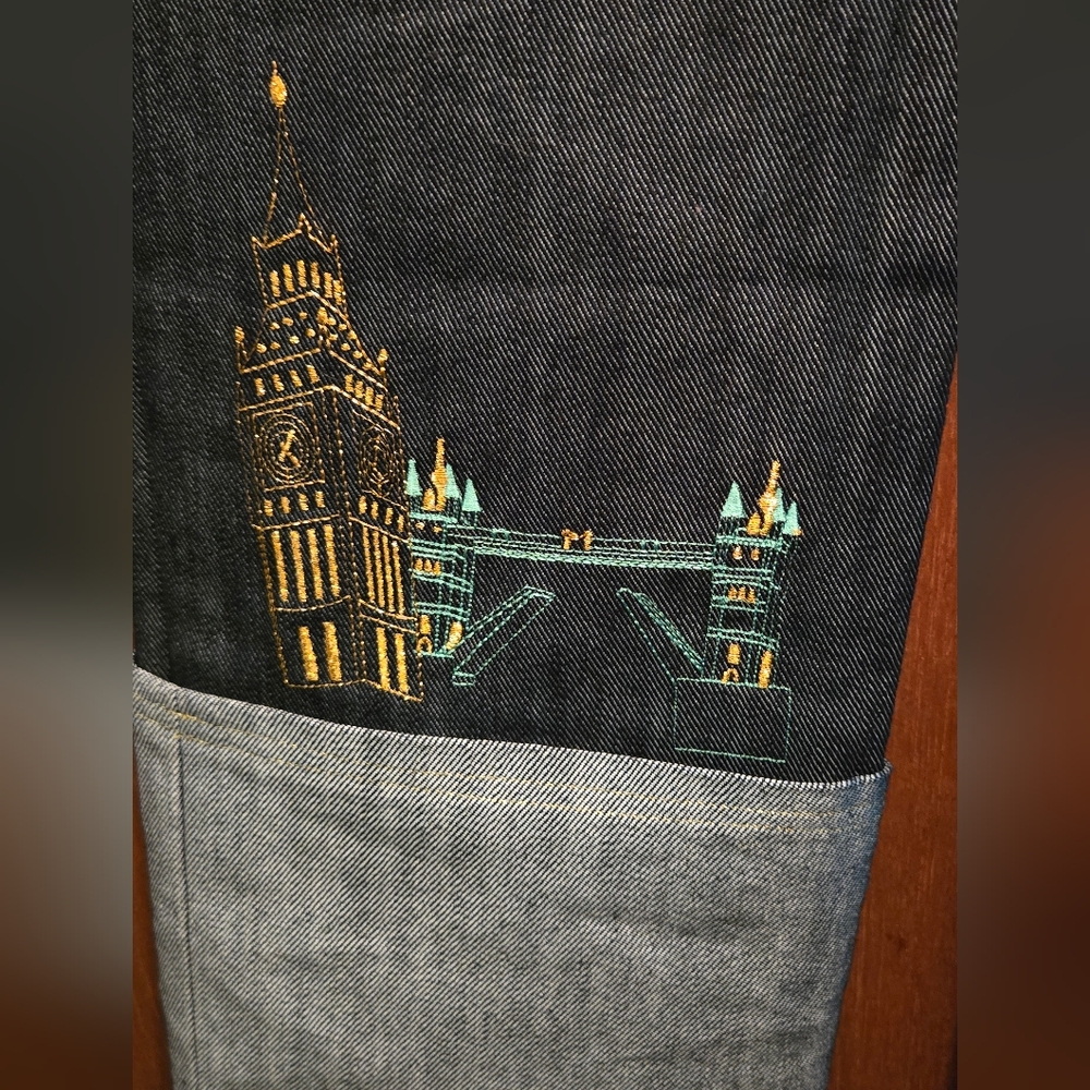Aristabrat Luxury Embroidered Women's Jeans Sz16 See Measuments - Picture 7 of 10
